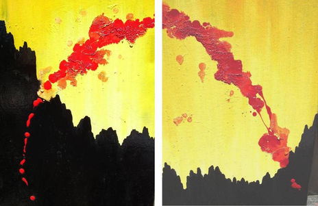 Negro y amarillo
