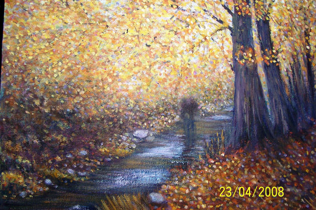 Canto de vida y esperanza Oil Canvas Landscaping