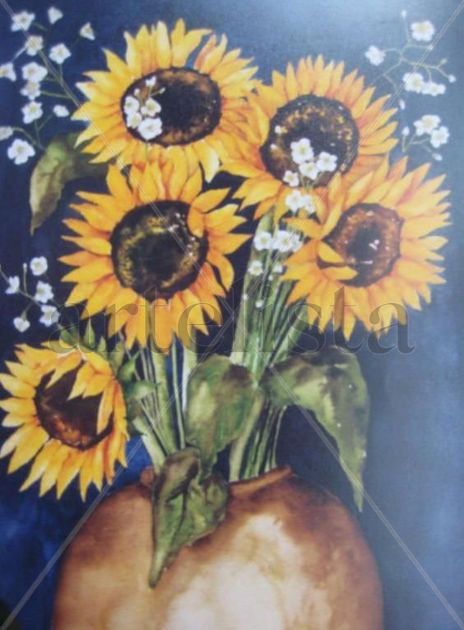 Girasoles en Barro