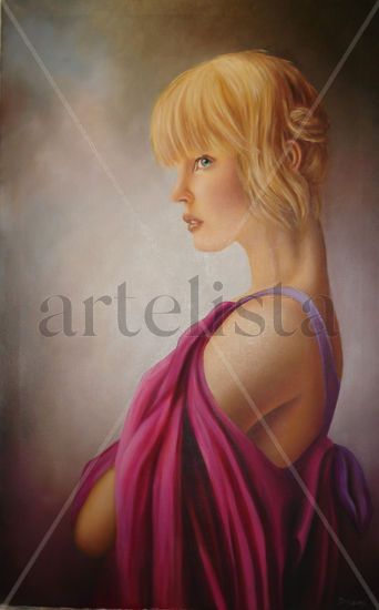 Perfil Oil Canvas Nude Paintings