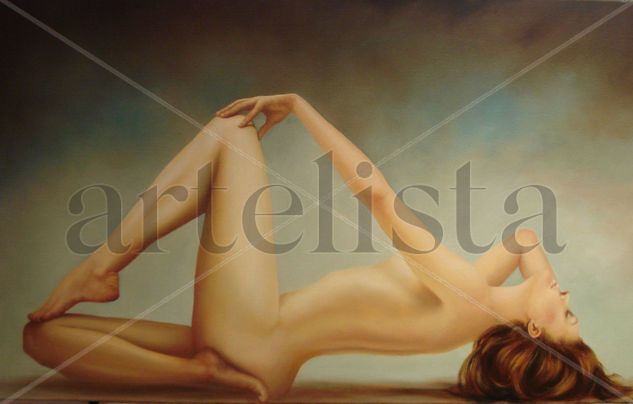 Plenitud en equilibrio Oil Canvas Nude Paintings