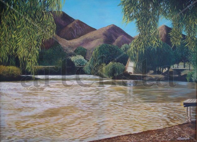 Valle Grande Oil Canvas Landscaping