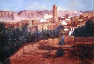 Desierto de Dakhala Oil Canvas Landscaping