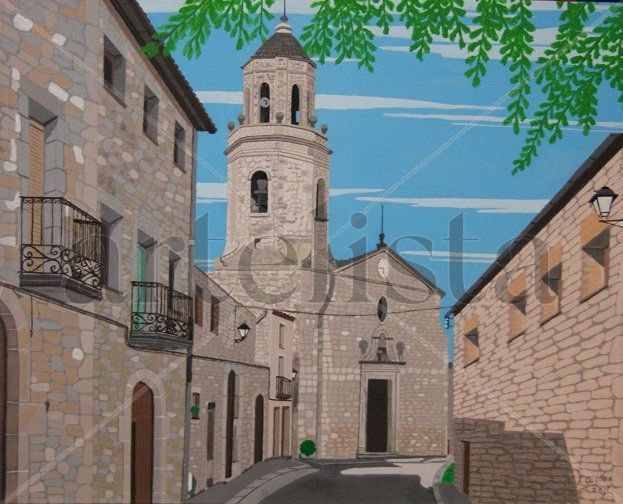 Iglesia de la Ascensión de Maria Acrílico Lienzo Paisaje