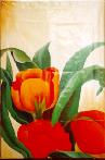 tulipan Acrylic Canvas Floral Painting