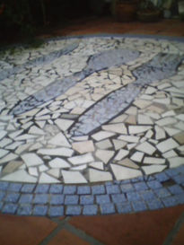 Plato en mosaiquismo