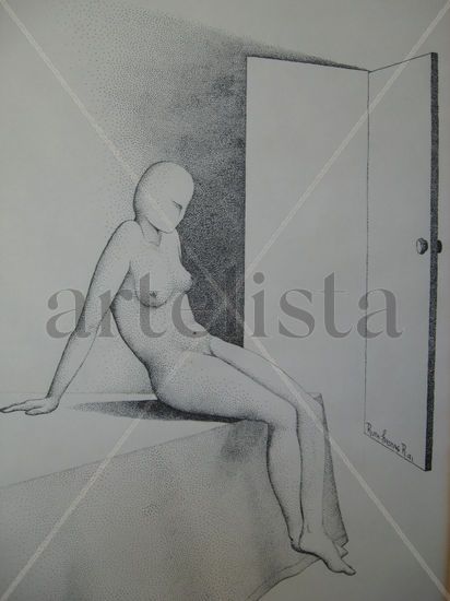 Cuando Guardas Silencio Ink Paper Nude Paintings