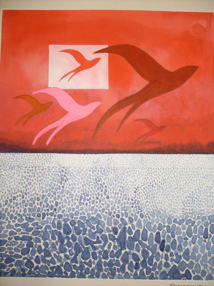 Aves pasando