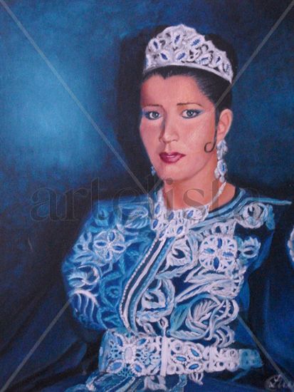 rashida Oil Canvas Portrait