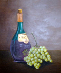 Uvas y botellon