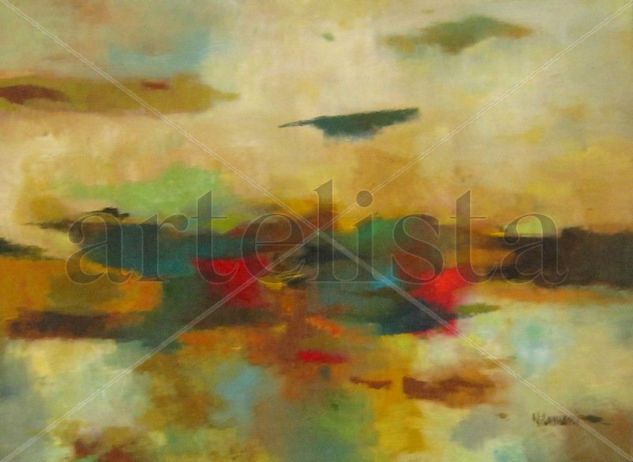 Juegos en el Horizonte Oil Canvas Landscaping