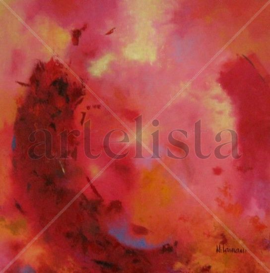 Nube Roja Oil Canvas Landscaping