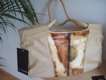 Bolsa pintada a mano