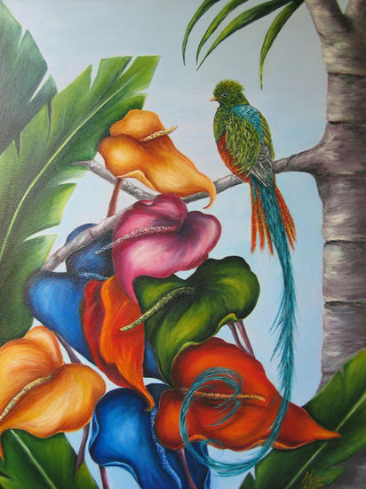 Naturaleza en color Oil Canvas Landscaping