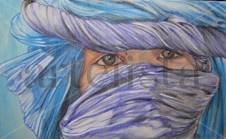 Jóven tuareg de Mali