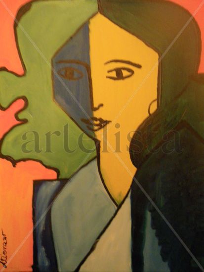 Matisse by Atienzar Oil Canvas Figure Painting