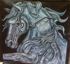 caballo metalizando
