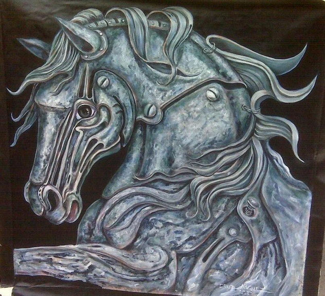 caballo metalizando