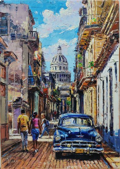 De la serie Camino al Capitolio 4 Oil Canvas Landscaping