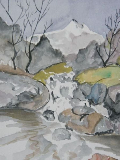 Riachelo del Pirineo Watercolour Paper Landscaping