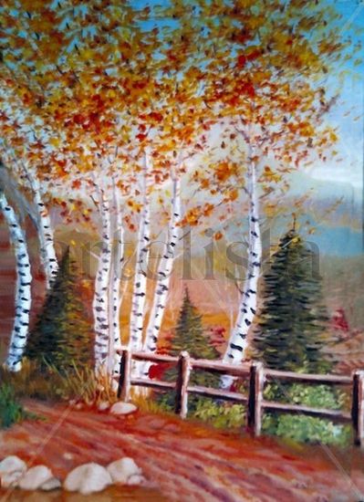 Paisaje Otoñal Oil Canvas Landscaping