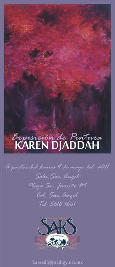 Expo de Pintura: KAREN DJADDAH 