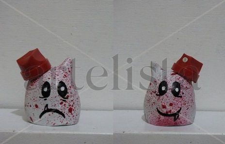 Spray-o-red cat