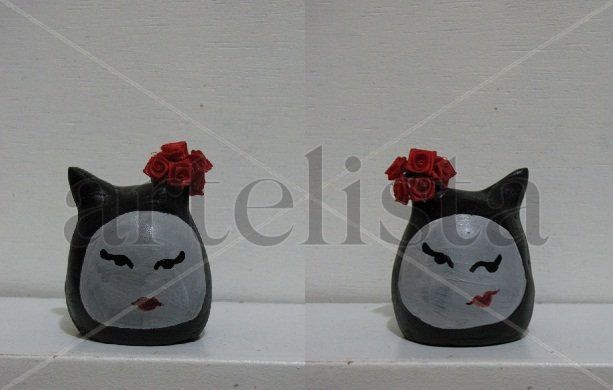 GEISHA CAT Mixed Figurative