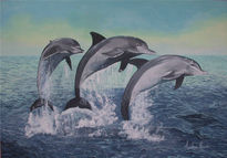 Delfines en el...