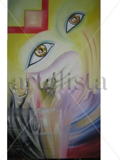 desdén ojos 1 Oil Canvas Figure Painting