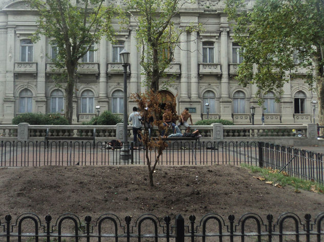 plaza cagancha montevideo-uruguay