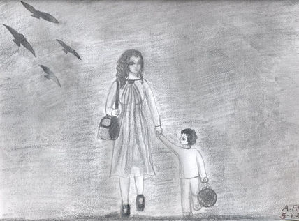 Mi madre y mi hermano