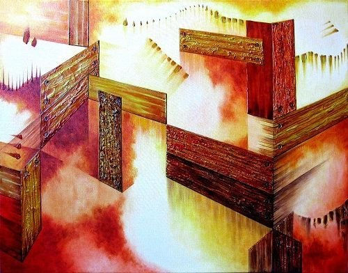 Surreal Construction / Construcción Surrealista Acrylic Canvas Others