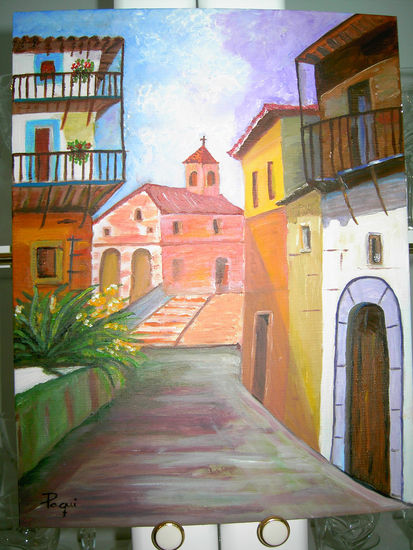 calle Oil Canvas Landscaping