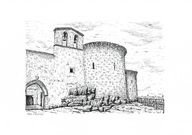 San Frutos (Hoces del Duratón, Segovia) Ink