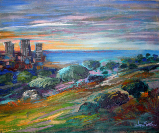 LEVANTE EN PONIENTE Oil Canvas Landscaping