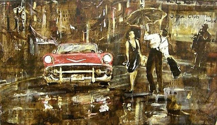 La pareja del coche...