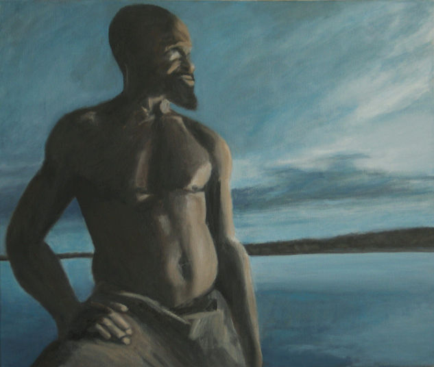 Papúa Oil Canvas Figure Painting