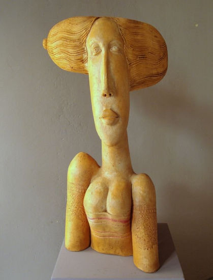 Mountain girl Carving Figurative