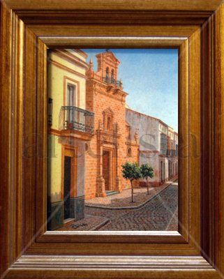 Iglesia de San Pedro Oil Canvas Landscaping