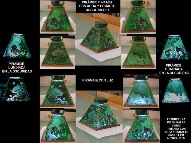 Las huellas del agua en la piramide