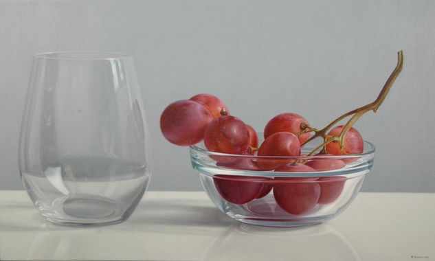 Uvas fresca Oil Canvas Still Life Paintings