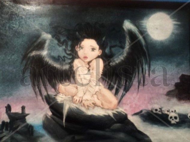 Pequeño Ángel Caído (tributo a Luis Royo) Acrylic Card Others