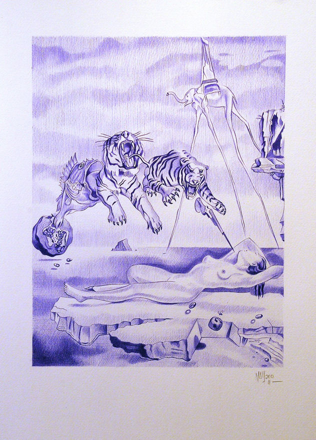 "Sueño causado por una abeja..." Salvador Dalí