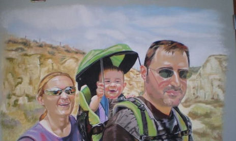 Pastel retrato