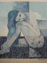 mujer el la playa