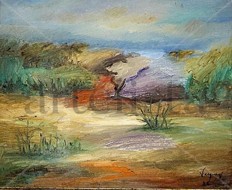 Paisaje en la costa
