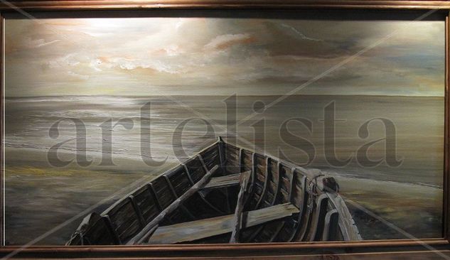 Horizonte Oil Canvas Marine Painting