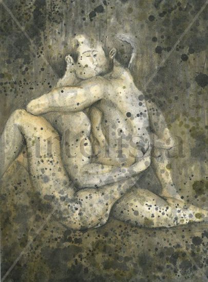 Lovers Mixed Media