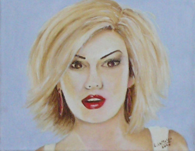 Mujer Sexy Oil Canvas Portrait